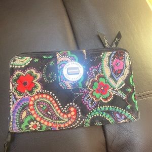 Vera Bradley turn-lock wallet